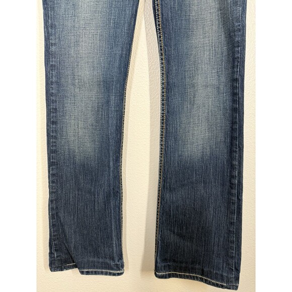BKE Stella Bootcut Jeans Size 26R BK54116R Western y2K Denim Stitching Low Rise - Picture 5 of 13